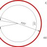 Карниз для душа круглый D120 см с разрывом, крепление шпилька фото 5
