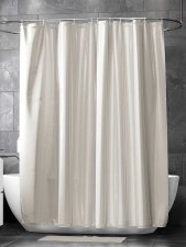 Штора для ванной SUPER BIG серо бежевый