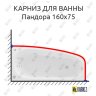 Карниз для ванны Aquatek Пандора 160х75 Усиленный 20 мм MrKARNIZ фото 1